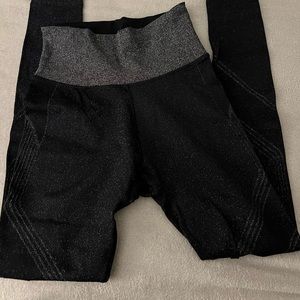 Athleta Glitter Black leggings